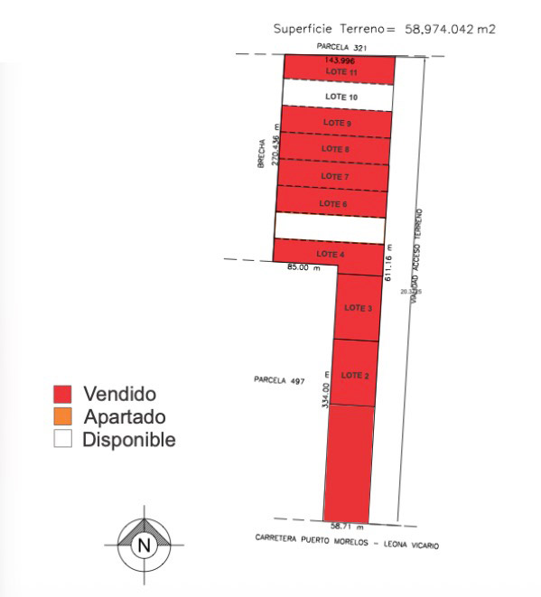 Plano del desarrollo Contoy EcoVillage